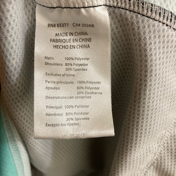 Cycling Shirt by Specialized RBX Comp Black and Aqua, deflect UV, Semi form fit - Picture 15 of 16